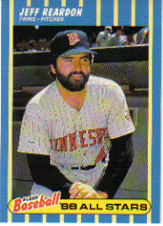 1988 Fleer Baseball All-Stars Baseball Cards   033      Jeff Reardon